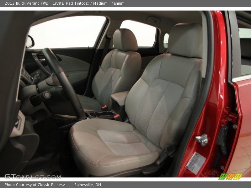 Crystal Red Tintcoat / Medium Titanium 2013 Buick Verano FWD