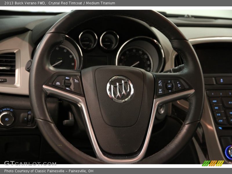 Crystal Red Tintcoat / Medium Titanium 2013 Buick Verano FWD