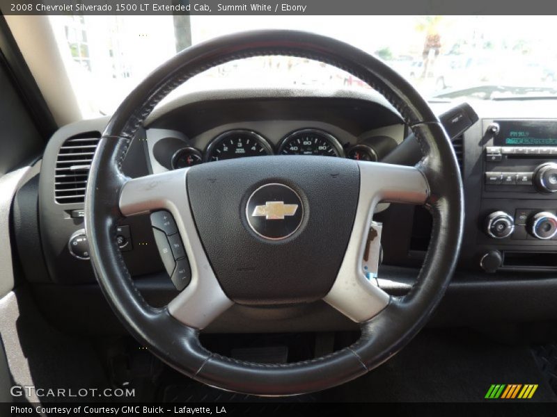 Summit White / Ebony 2008 Chevrolet Silverado 1500 LT Extended Cab
