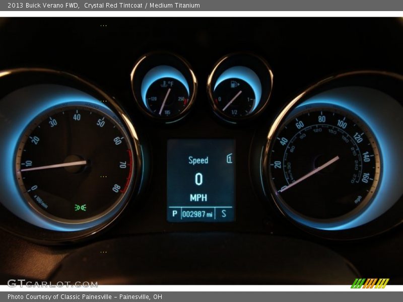 Crystal Red Tintcoat / Medium Titanium 2013 Buick Verano FWD
