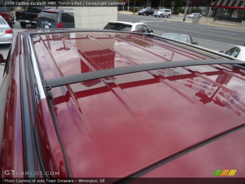 Sonoma Red / Cocoa/Light Cashmere 2008 Cadillac Escalade AWD