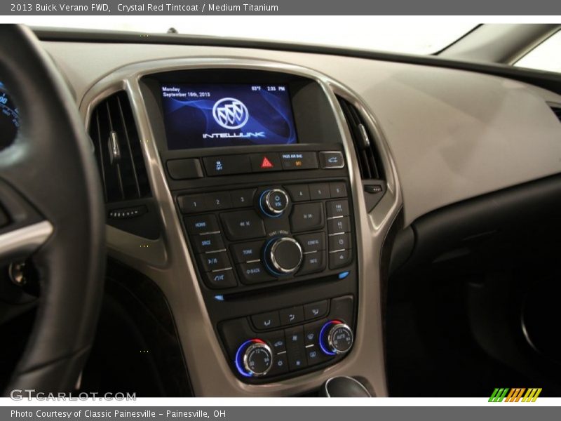 Crystal Red Tintcoat / Medium Titanium 2013 Buick Verano FWD