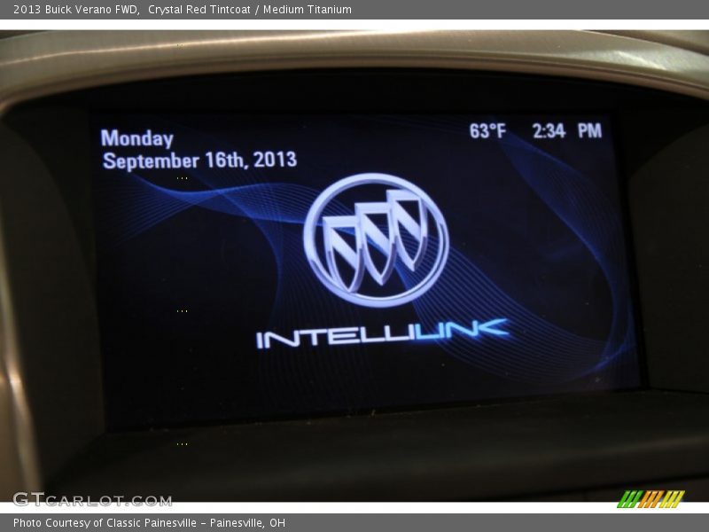 Crystal Red Tintcoat / Medium Titanium 2013 Buick Verano FWD