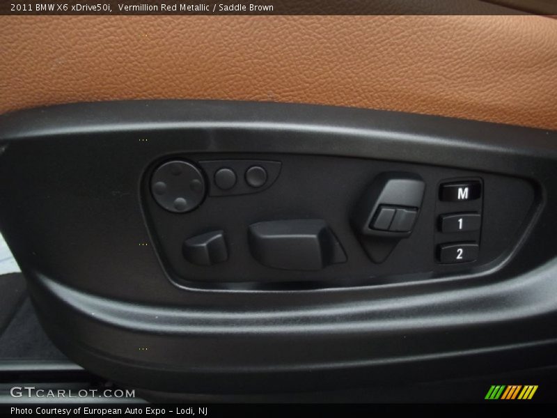 Vermillion Red Metallic / Saddle Brown 2011 BMW X6 xDrive50i
