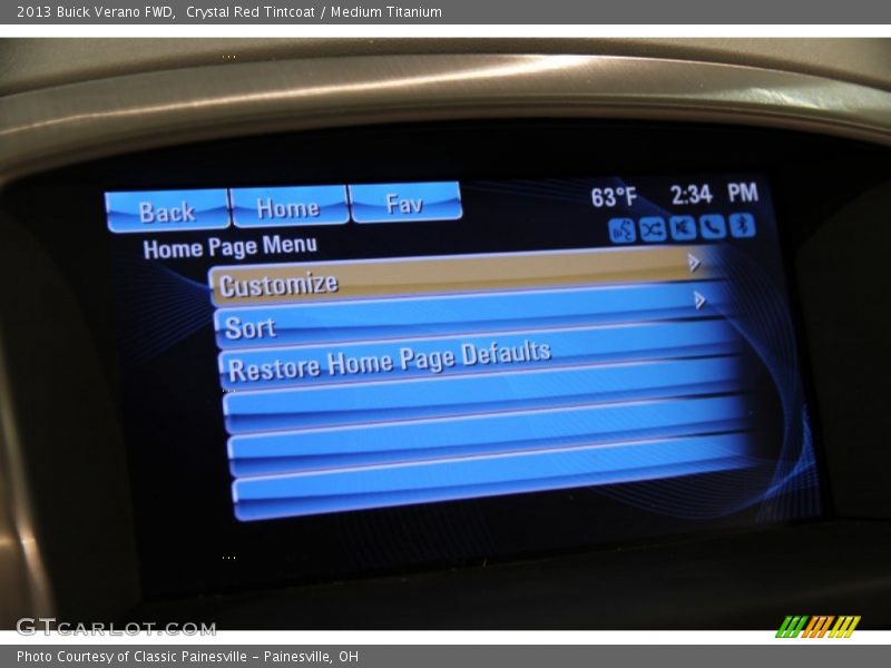 Crystal Red Tintcoat / Medium Titanium 2013 Buick Verano FWD