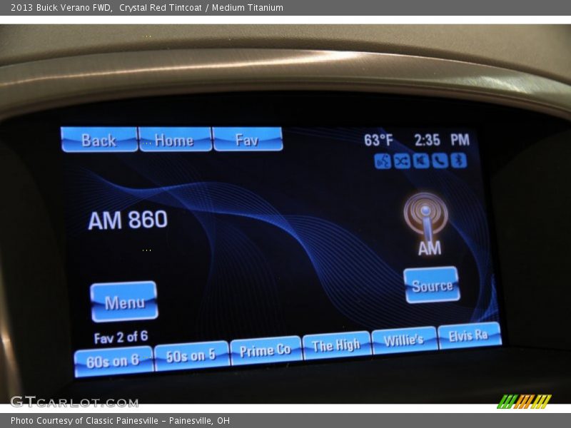Crystal Red Tintcoat / Medium Titanium 2013 Buick Verano FWD