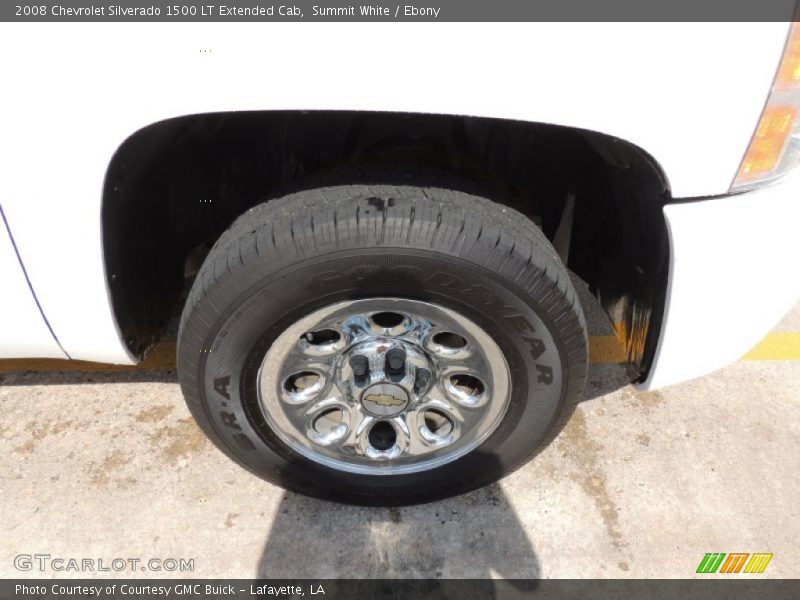 Summit White / Ebony 2008 Chevrolet Silverado 1500 LT Extended Cab