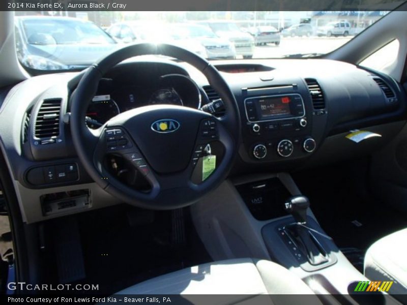 Aurora Black / Gray 2014 Kia Forte EX