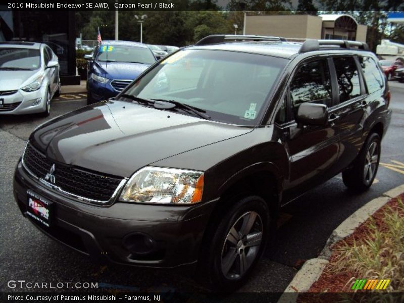 Carbon Pearl / Black 2010 Mitsubishi Endeavor SE AWD