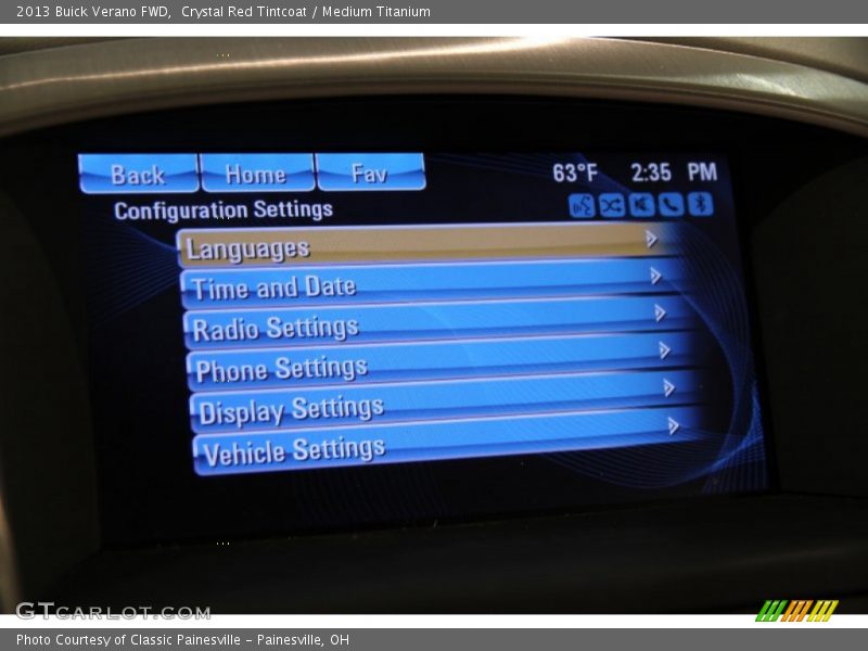 Crystal Red Tintcoat / Medium Titanium 2013 Buick Verano FWD