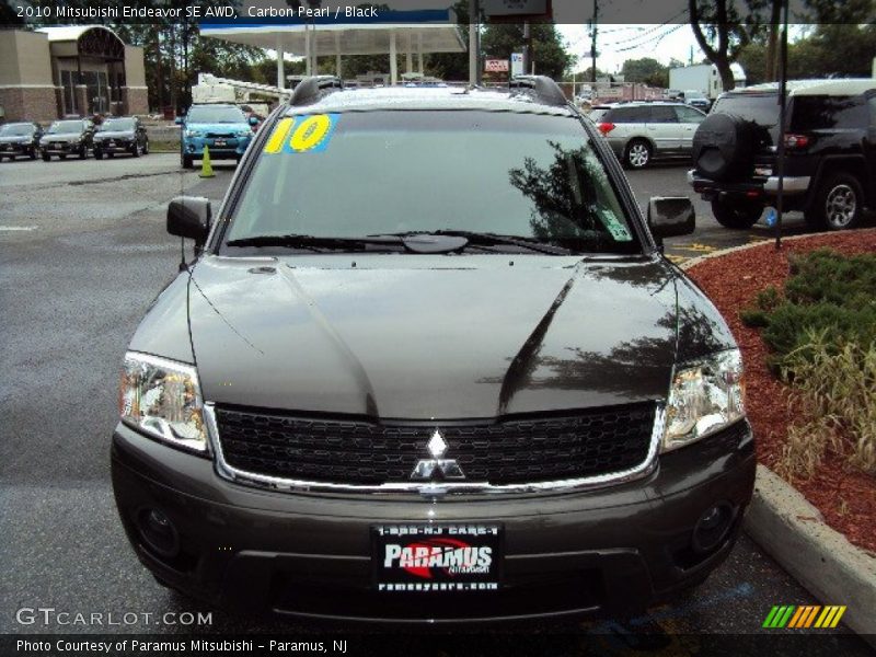 Carbon Pearl / Black 2010 Mitsubishi Endeavor SE AWD