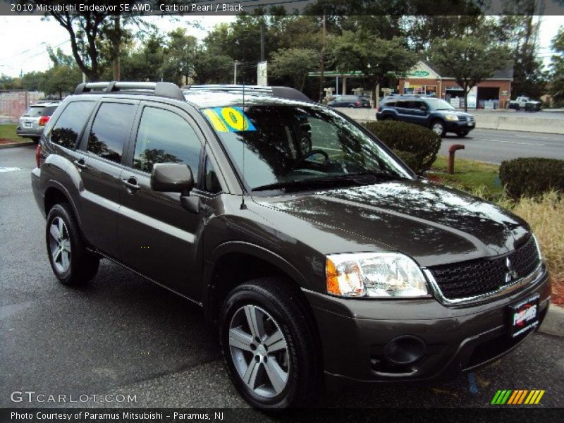 Carbon Pearl / Black 2010 Mitsubishi Endeavor SE AWD