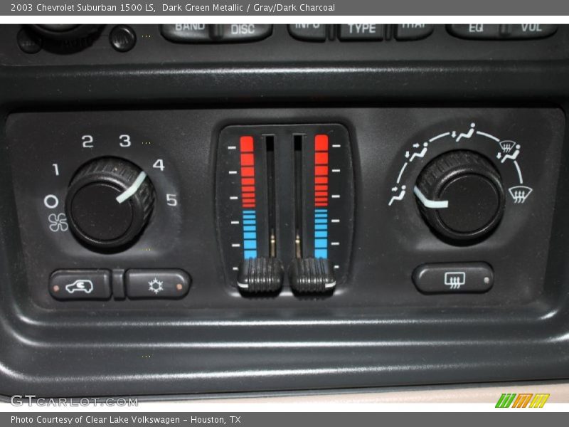 Dark Green Metallic / Gray/Dark Charcoal 2003 Chevrolet Suburban 1500 LS
