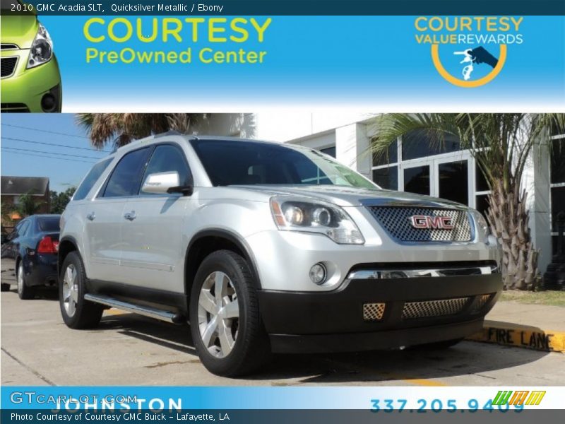Quicksilver Metallic / Ebony 2010 GMC Acadia SLT
