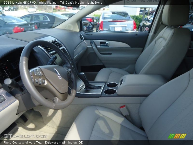 White Platinum Tri-Coat / Medium Light Stone 2013 Lincoln MKX FWD