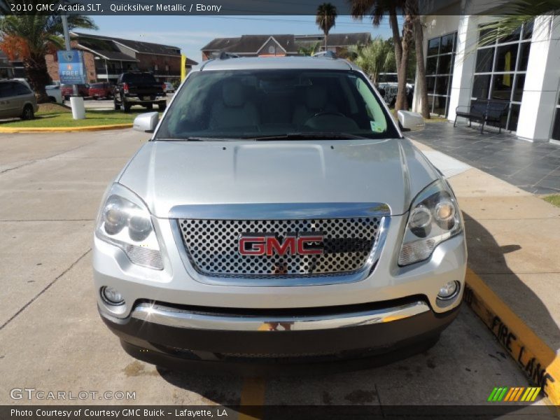 Quicksilver Metallic / Ebony 2010 GMC Acadia SLT
