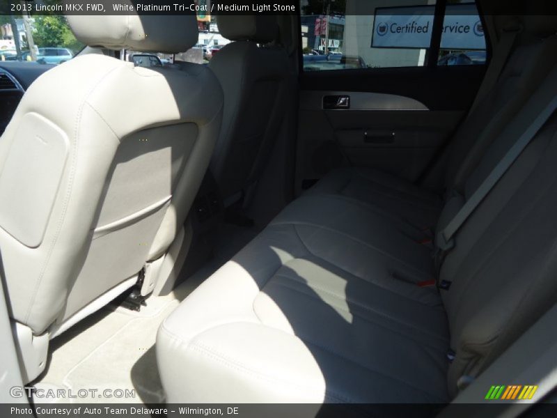 White Platinum Tri-Coat / Medium Light Stone 2013 Lincoln MKX FWD