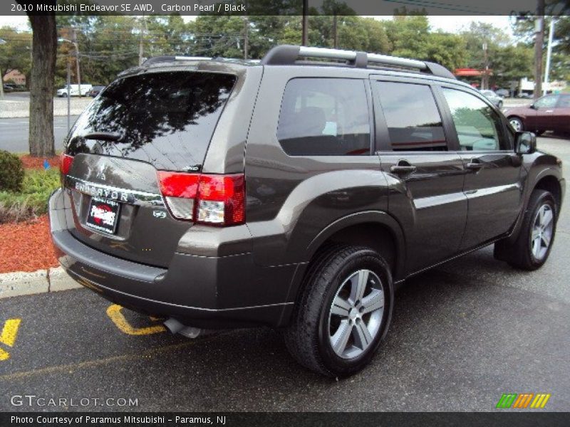 Carbon Pearl / Black 2010 Mitsubishi Endeavor SE AWD