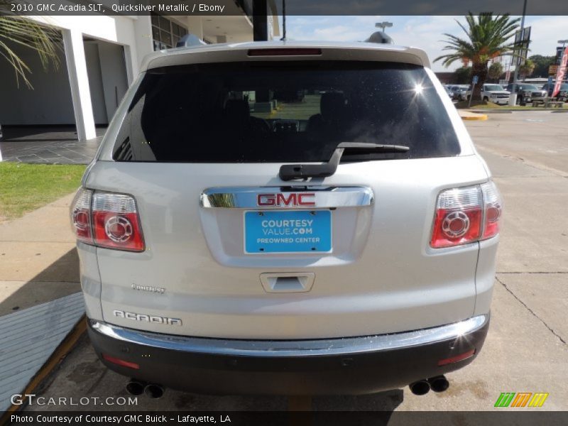 Quicksilver Metallic / Ebony 2010 GMC Acadia SLT