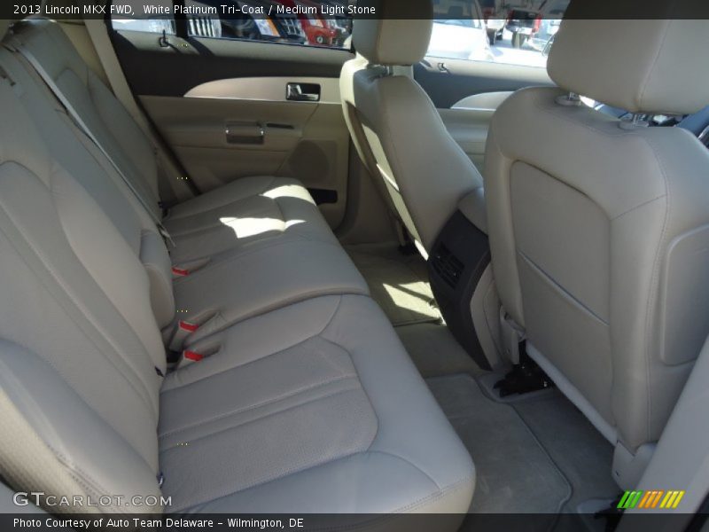 White Platinum Tri-Coat / Medium Light Stone 2013 Lincoln MKX FWD