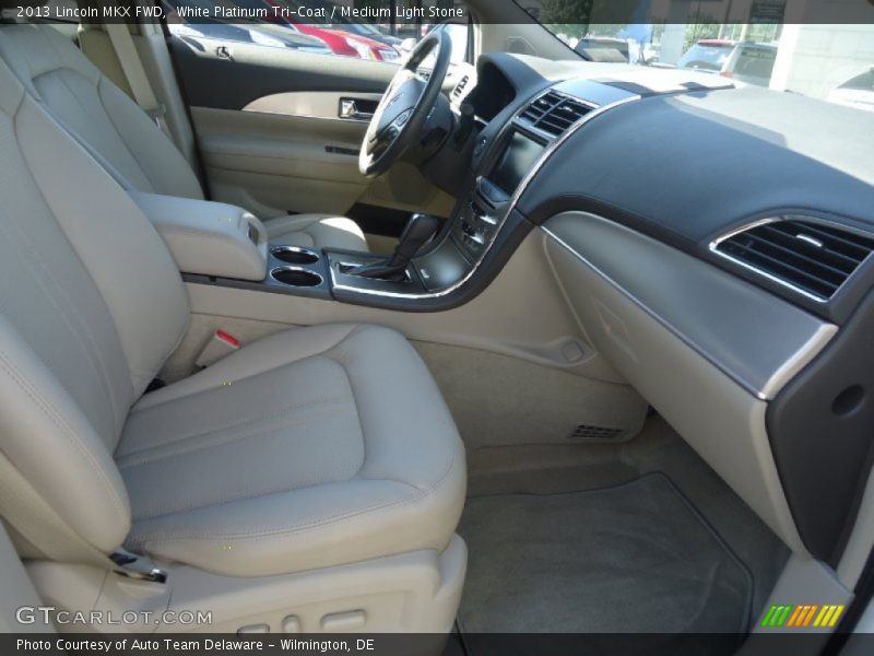 White Platinum Tri-Coat / Medium Light Stone 2013 Lincoln MKX FWD