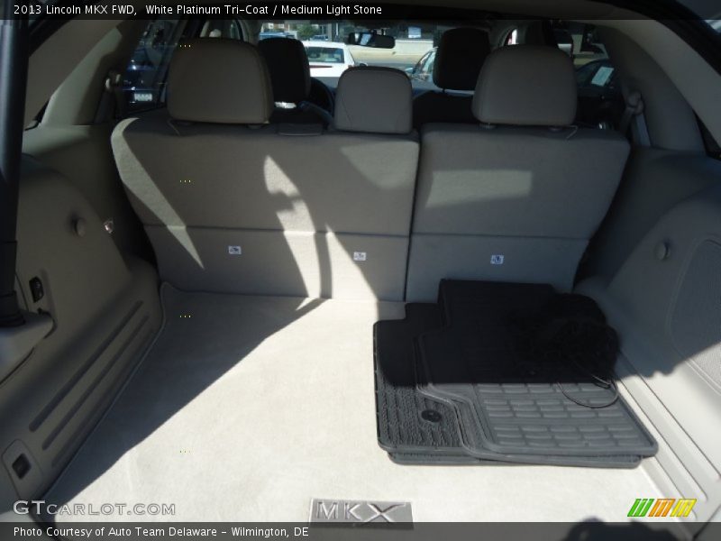White Platinum Tri-Coat / Medium Light Stone 2013 Lincoln MKX FWD