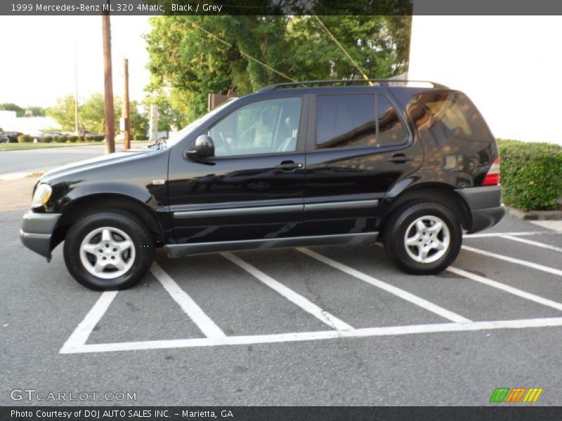 Black / Grey 1999 Mercedes-Benz ML 320 4Matic