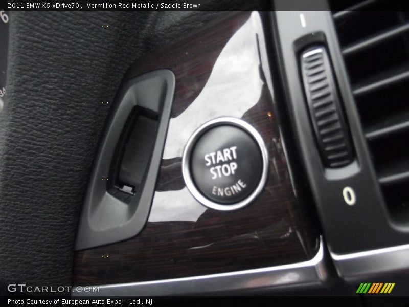 Vermillion Red Metallic / Saddle Brown 2011 BMW X6 xDrive50i