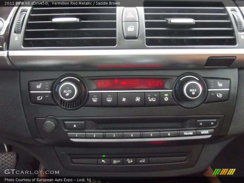 Controls of 2011 X6 xDrive50i