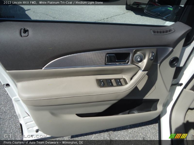 White Platinum Tri-Coat / Medium Light Stone 2013 Lincoln MKX FWD