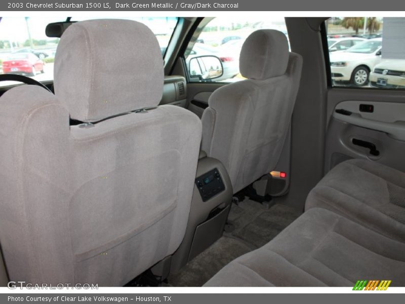 Dark Green Metallic / Gray/Dark Charcoal 2003 Chevrolet Suburban 1500 LS