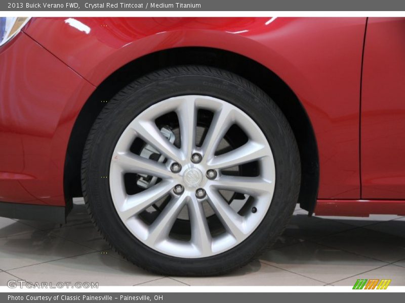 Crystal Red Tintcoat / Medium Titanium 2013 Buick Verano FWD