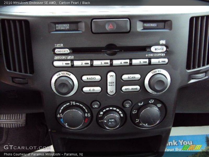 Controls of 2010 Endeavor SE AWD
