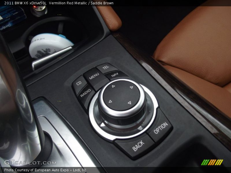 Vermillion Red Metallic / Saddle Brown 2011 BMW X6 xDrive50i