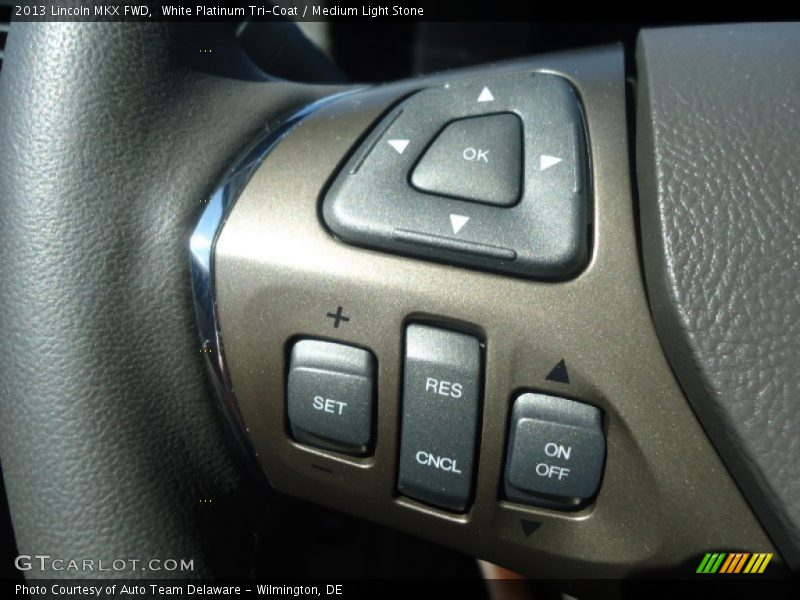 White Platinum Tri-Coat / Medium Light Stone 2013 Lincoln MKX FWD