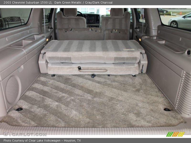 Dark Green Metallic / Gray/Dark Charcoal 2003 Chevrolet Suburban 1500 LS