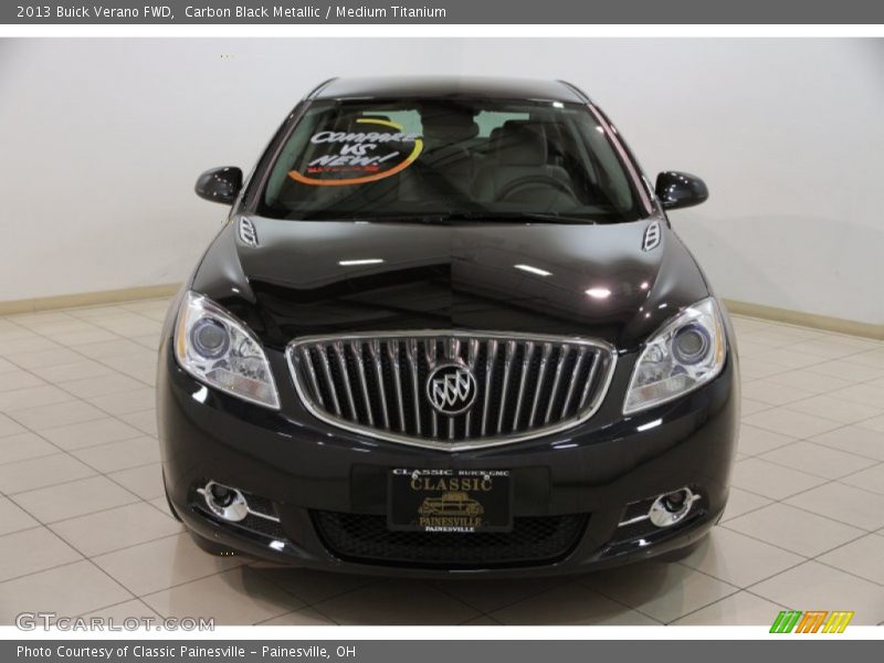 Carbon Black Metallic / Medium Titanium 2013 Buick Verano FWD
