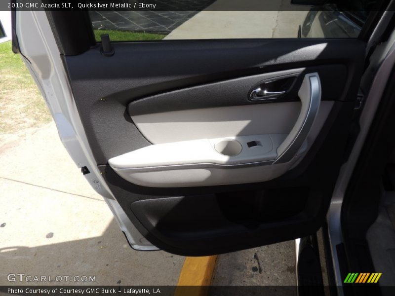 Quicksilver Metallic / Ebony 2010 GMC Acadia SLT