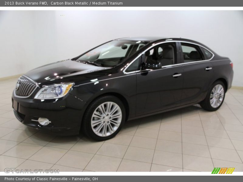 Carbon Black Metallic / Medium Titanium 2013 Buick Verano FWD