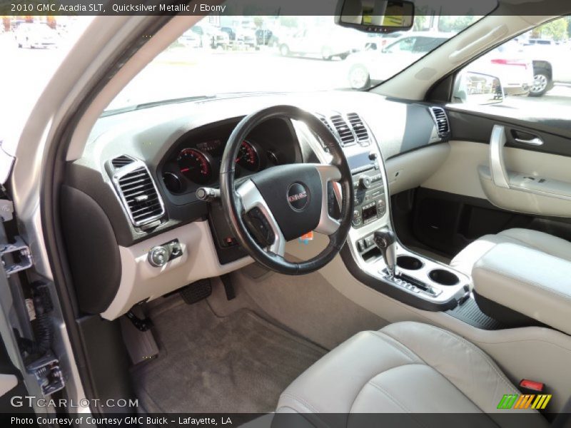 Quicksilver Metallic / Ebony 2010 GMC Acadia SLT