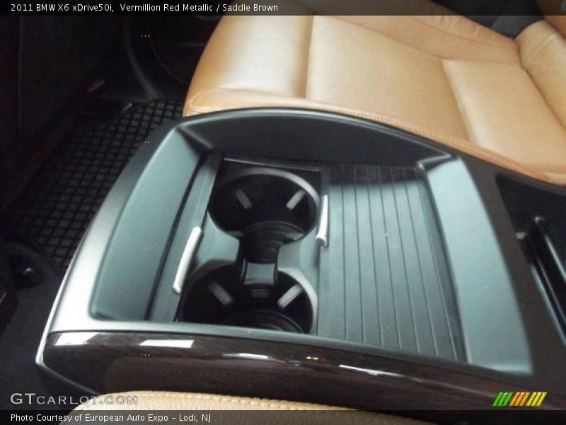 Vermillion Red Metallic / Saddle Brown 2011 BMW X6 xDrive50i
