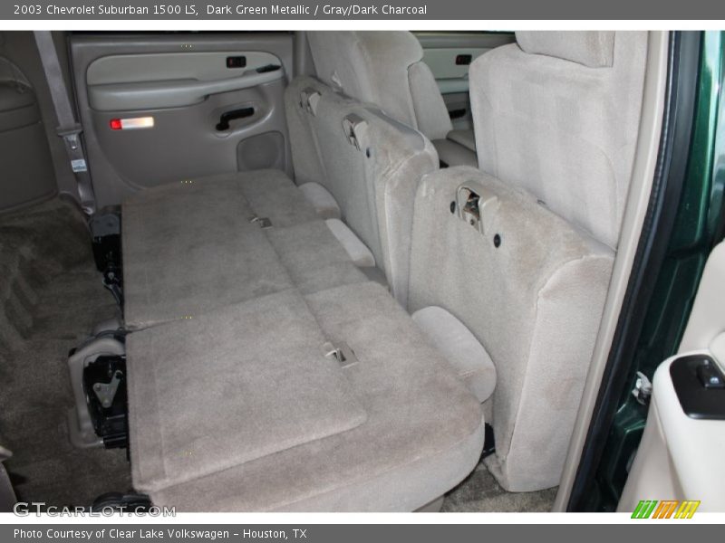 Dark Green Metallic / Gray/Dark Charcoal 2003 Chevrolet Suburban 1500 LS
