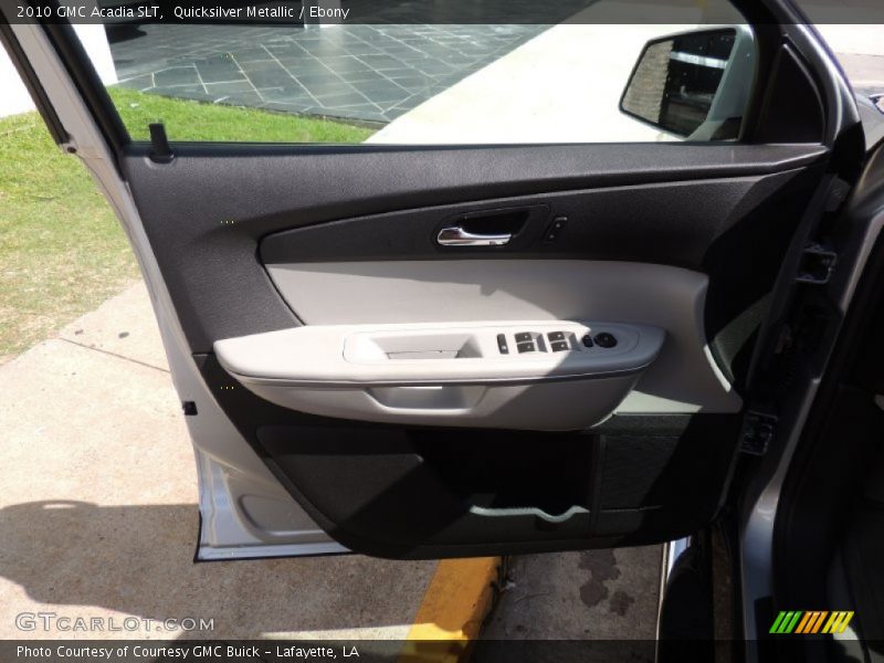 Quicksilver Metallic / Ebony 2010 GMC Acadia SLT