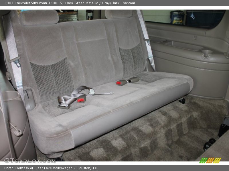 Dark Green Metallic / Gray/Dark Charcoal 2003 Chevrolet Suburban 1500 LS