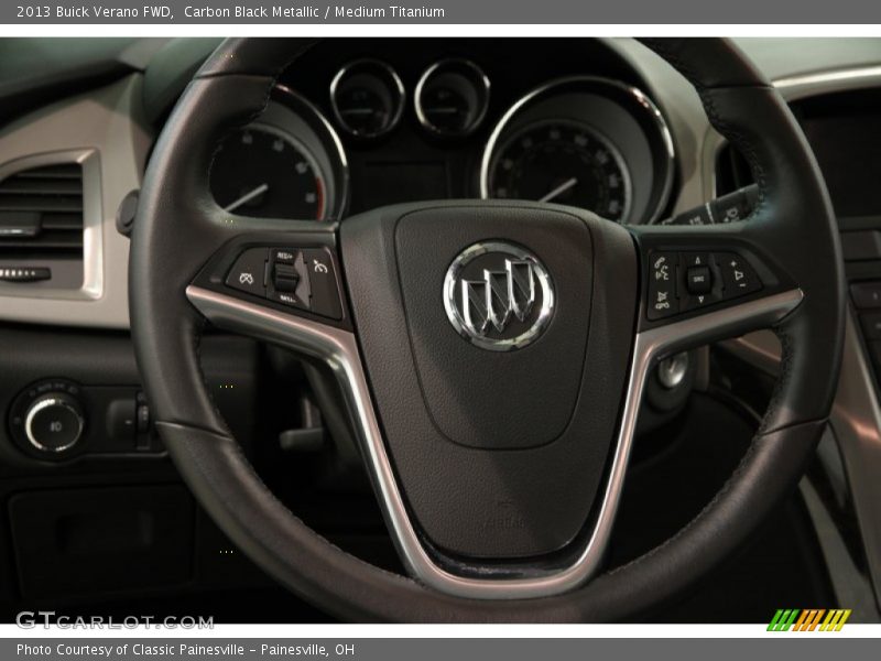 Carbon Black Metallic / Medium Titanium 2013 Buick Verano FWD