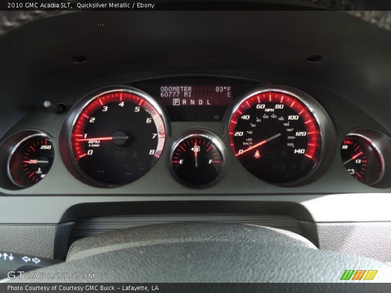 Quicksilver Metallic / Ebony 2010 GMC Acadia SLT