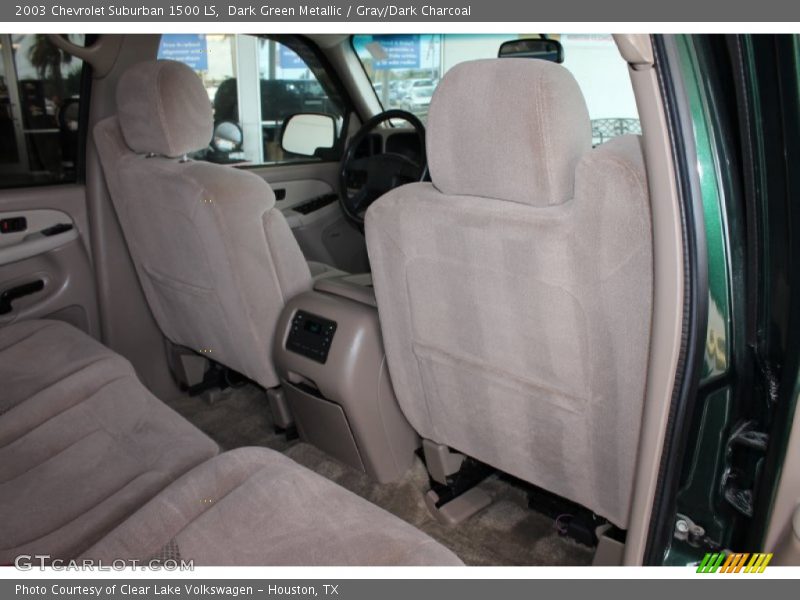 Dark Green Metallic / Gray/Dark Charcoal 2003 Chevrolet Suburban 1500 LS