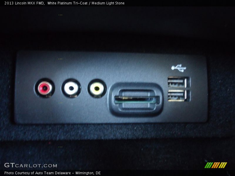 White Platinum Tri-Coat / Medium Light Stone 2013 Lincoln MKX FWD