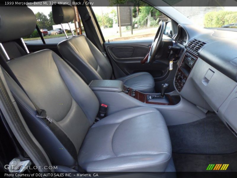 Black / Grey 1999 Mercedes-Benz ML 320 4Matic