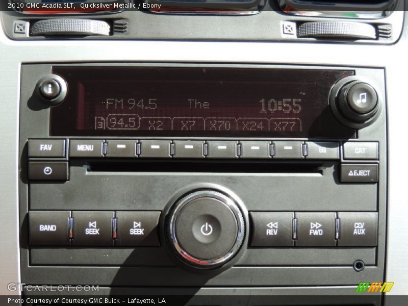 Quicksilver Metallic / Ebony 2010 GMC Acadia SLT
